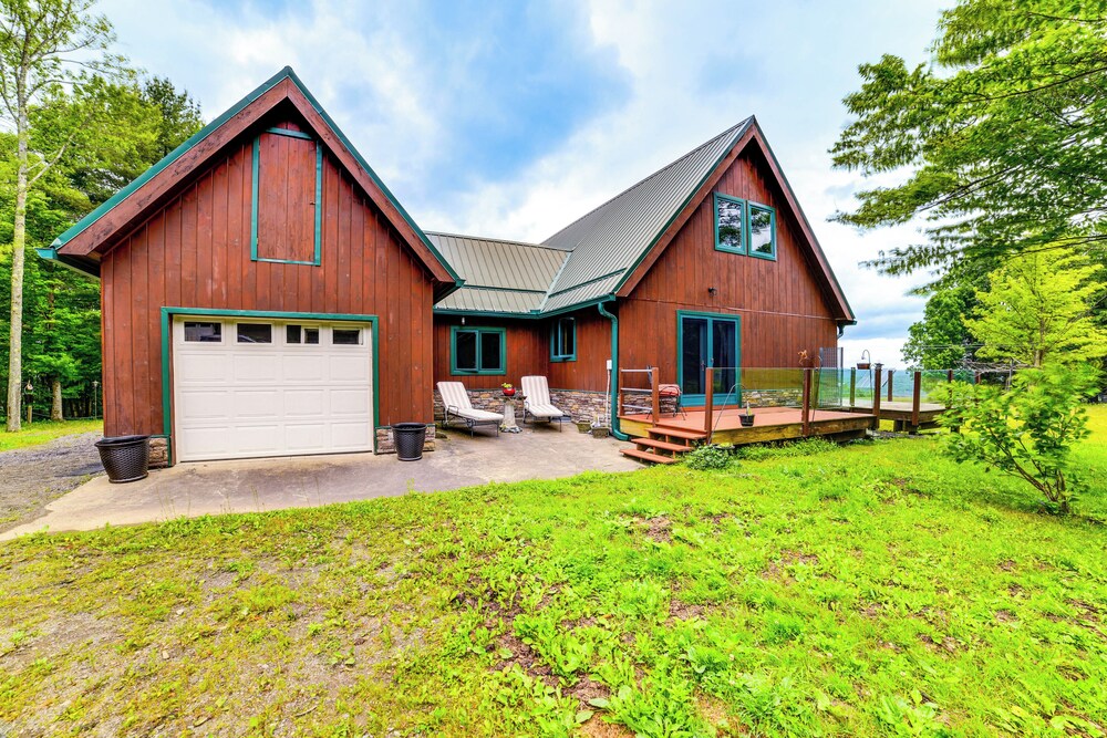 Secluded Oxford Cabin on 75 Acres: Sunset Views! view 4
