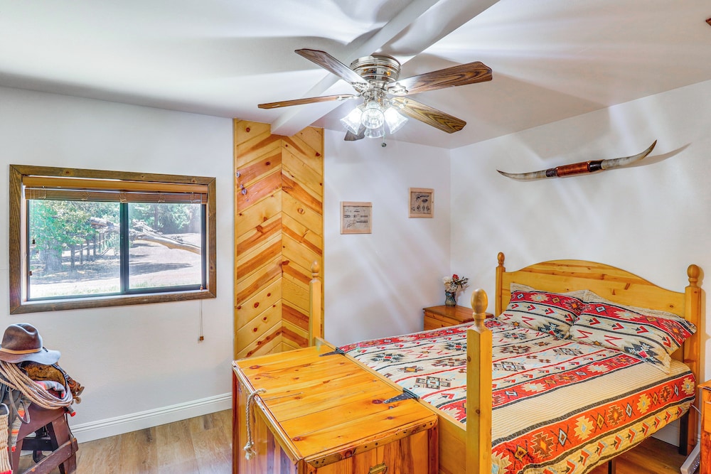 Walk to Rainbow Lake: Cabin w/ Game Room & Yard view 2