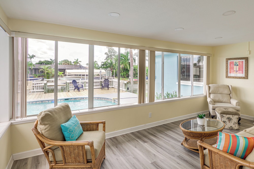 Canal-front Retreat w/ Boat Dock on Merritt Island
