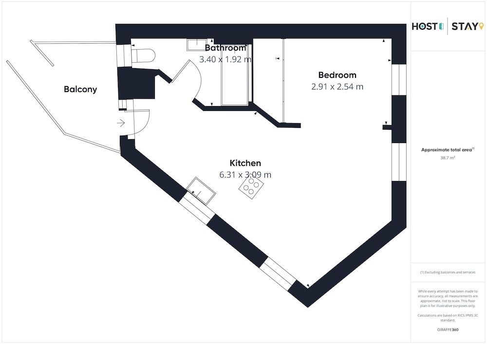 Host Stay Apartment 2 Lewes Road