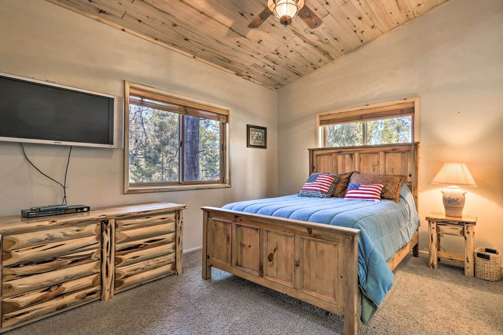 Hike, Fish, Golf & Ski: High Country Log Cabin! view 4