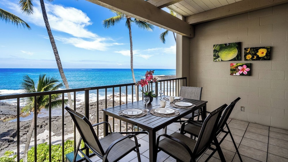 Ocean Front With Private Lanai - In-unit AC - Vrkcv