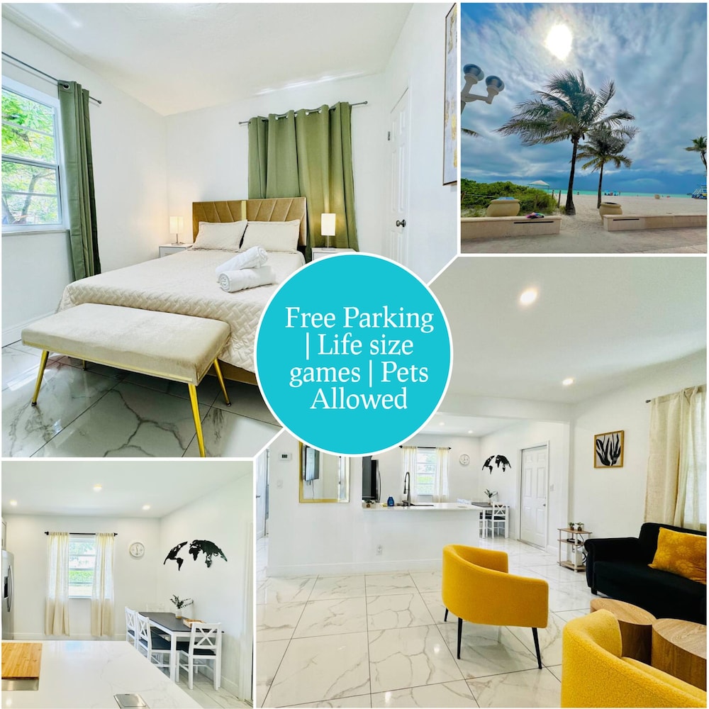 Modern 2-bedroom Retreat Near Beach Airport