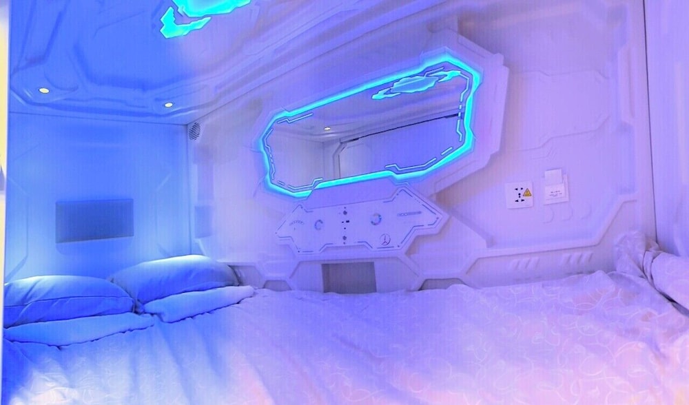 Capsule hostel Floor -1 Self Check in view 3