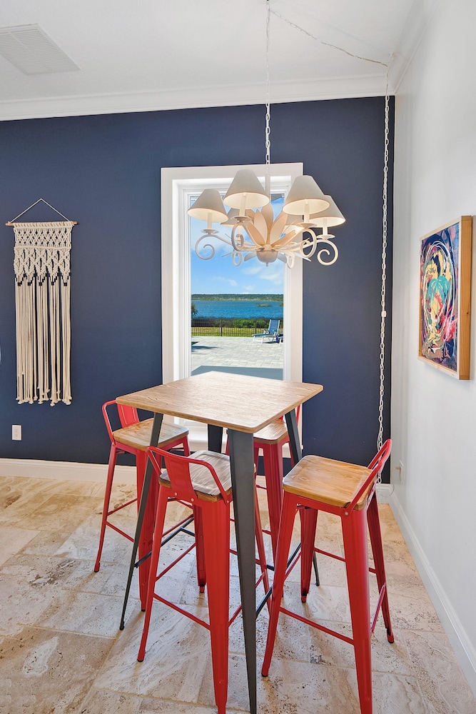 Waterfront Home w Patio Heated Pool Dock Beach