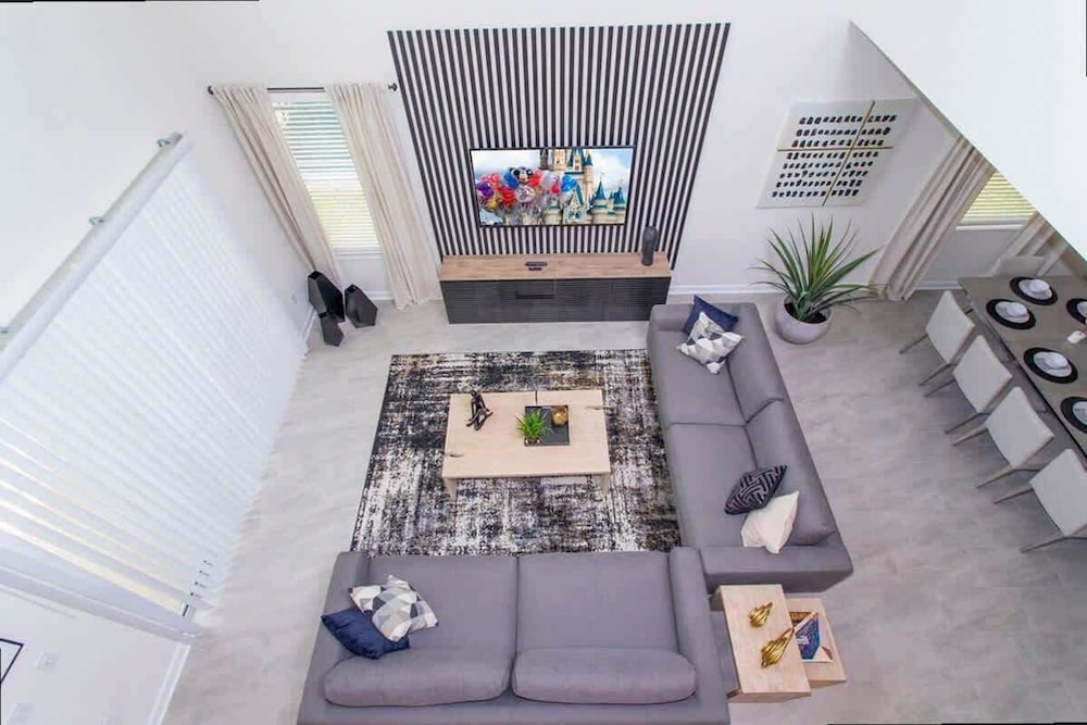 Family 5BD Spa Pool Game Loft Near Disney