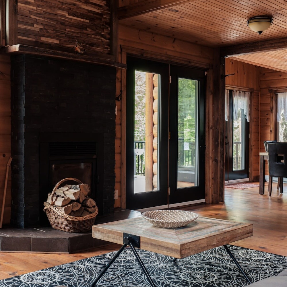 Chalet Bonheur -spa in Nominingue
