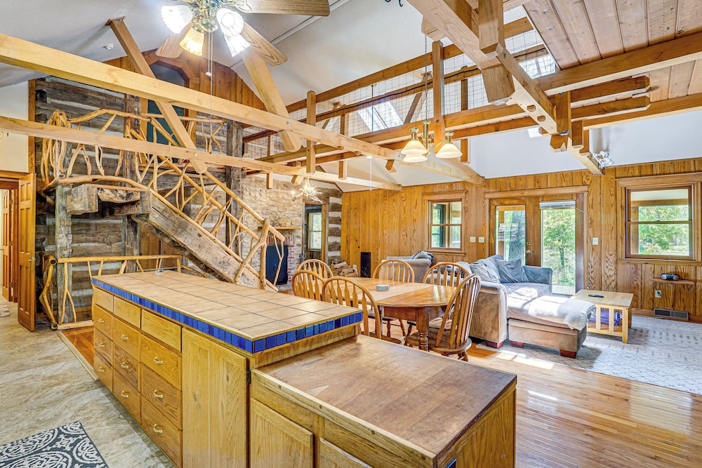 Historic Clark Cabin w/ Deck Fishing Pond Access - Property Image 12