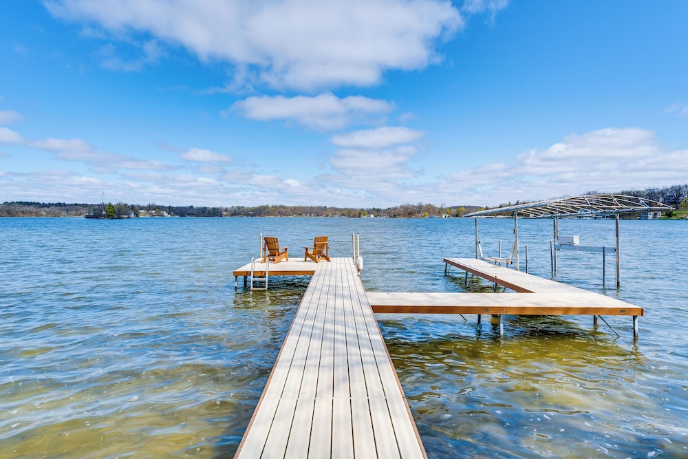 Ice Fish, Ski & Explore: Mukwonago Lake House!
