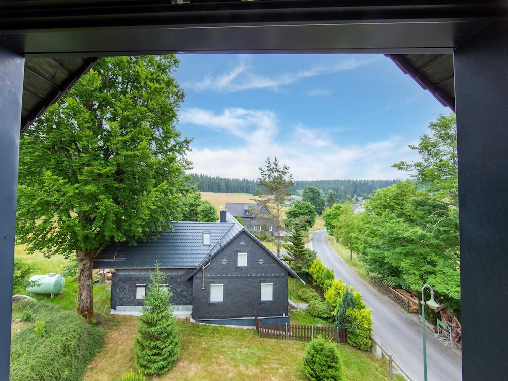 Spacious Semi-detached House With Wood Stove Located Directly on the Rennsteig