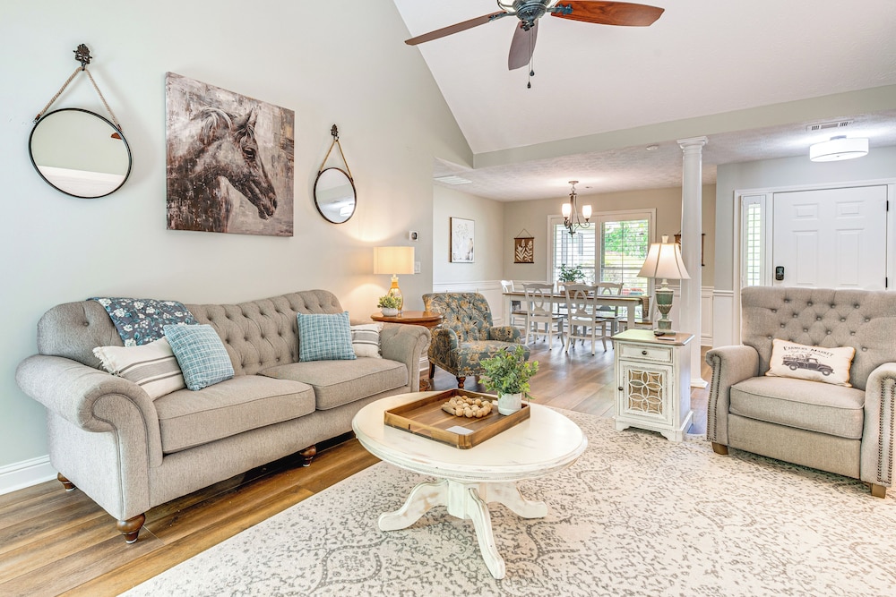 Outdoor Entertainment Area: Sharpsburg Home!