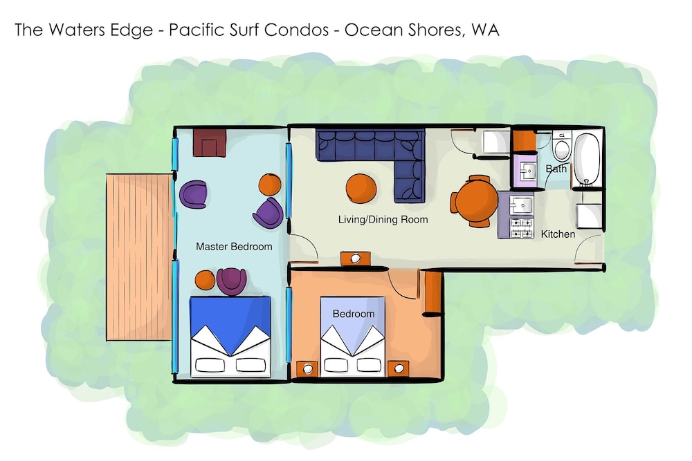 Waters Edge Condo in Ocean Shores