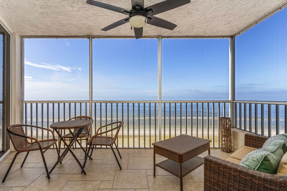 Welcome To Beach Villas # 704 - Updated Top Floor Gulf Front & Sunsets - Rental 250 Estero Blvd 2 Bedroom Condo by RedAwning view 5