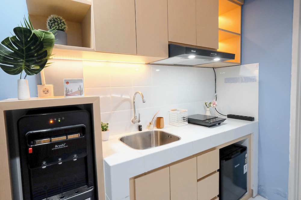 Blue Toned 1Br Apartment At Tokyo Riverside Pik 2