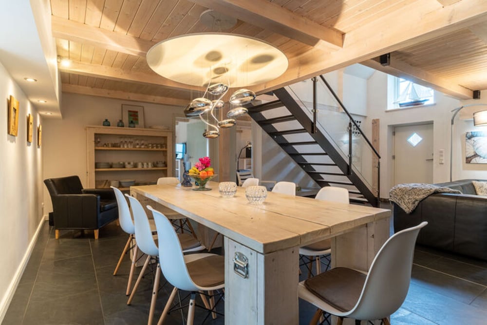 Reetgedecktes Ferienhaus in Westerhever mit Sauna