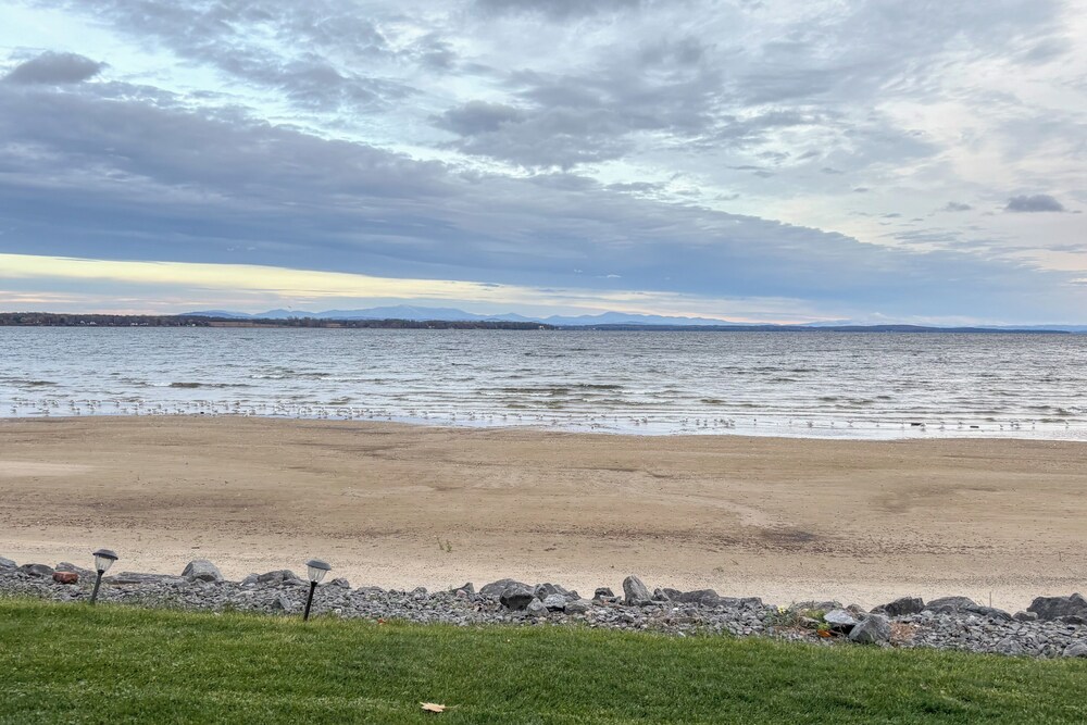 Stunning Views & Beach Access: Plattsburgh Getaway