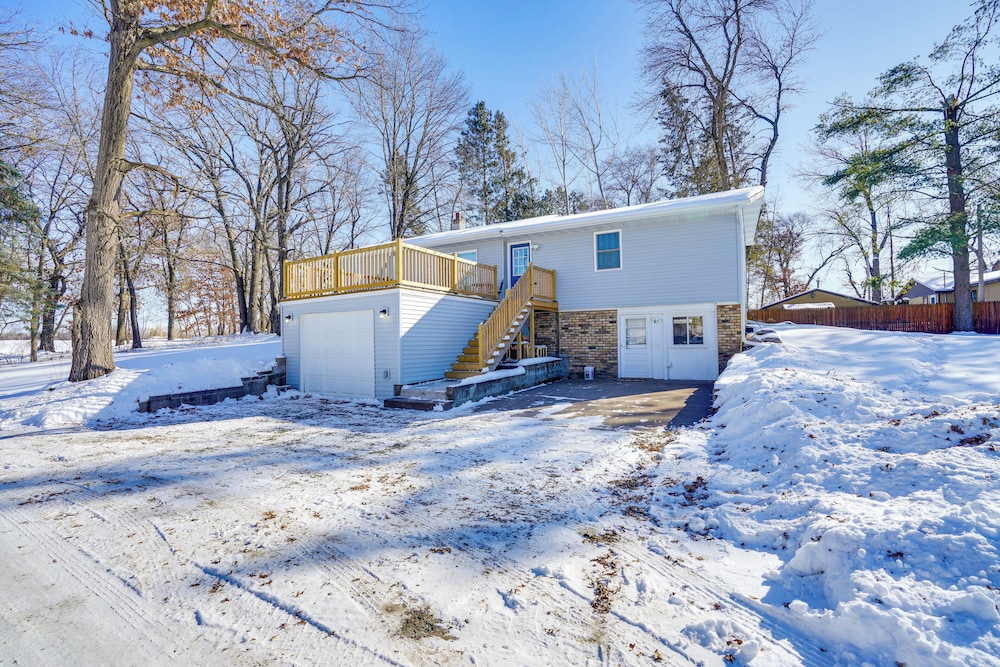 Close to Lake & Main Street: Isanti Home w/ Deck