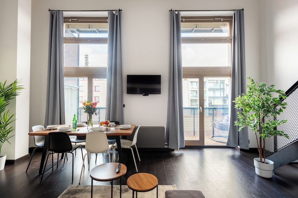 Family loft-apart with balcony in Prague