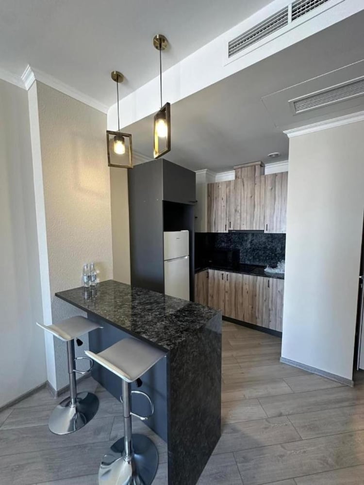 1BR with Balcony Pool & Sauna