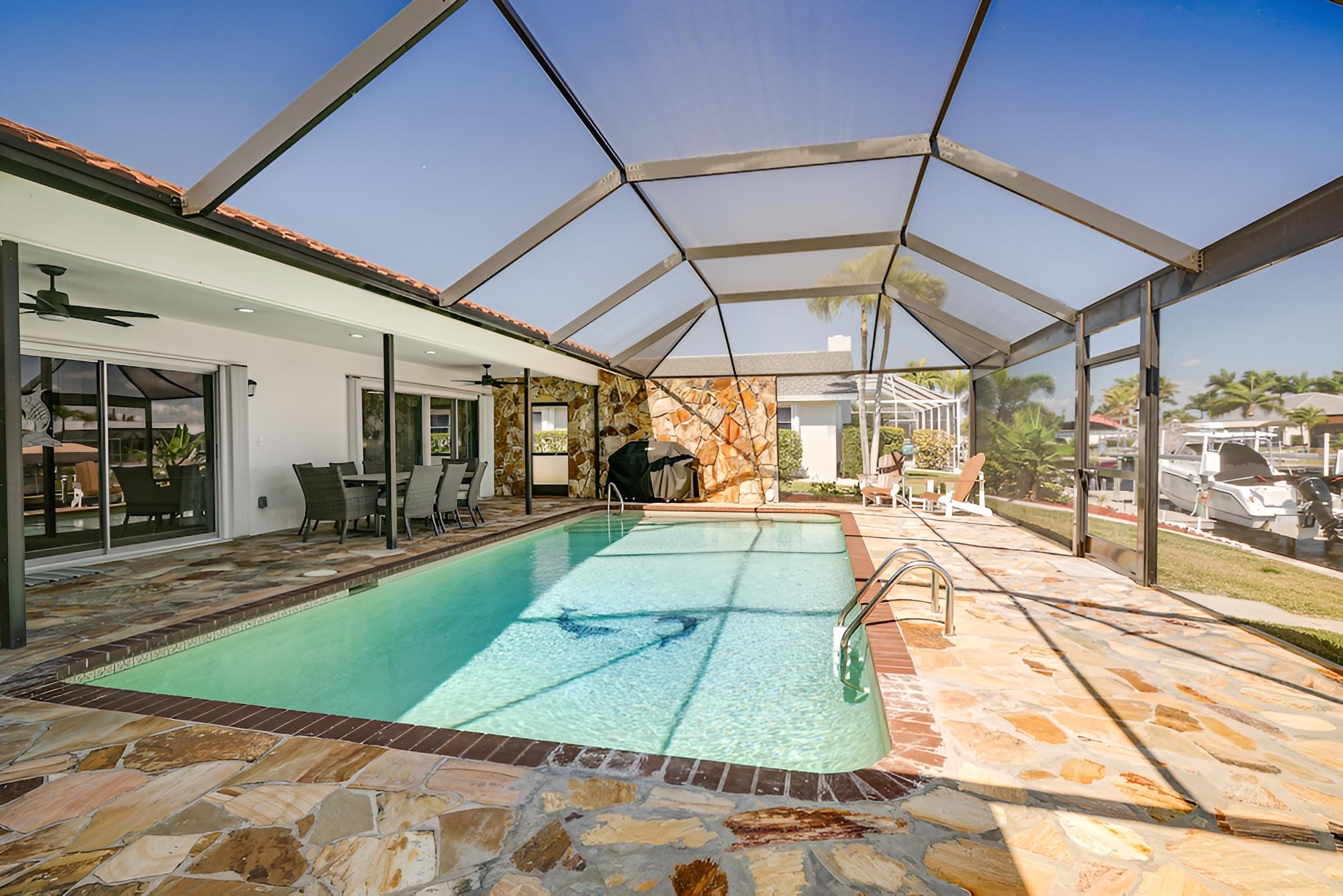 Cape Coral Home w/ Screened Pool + Private Dock! view 3