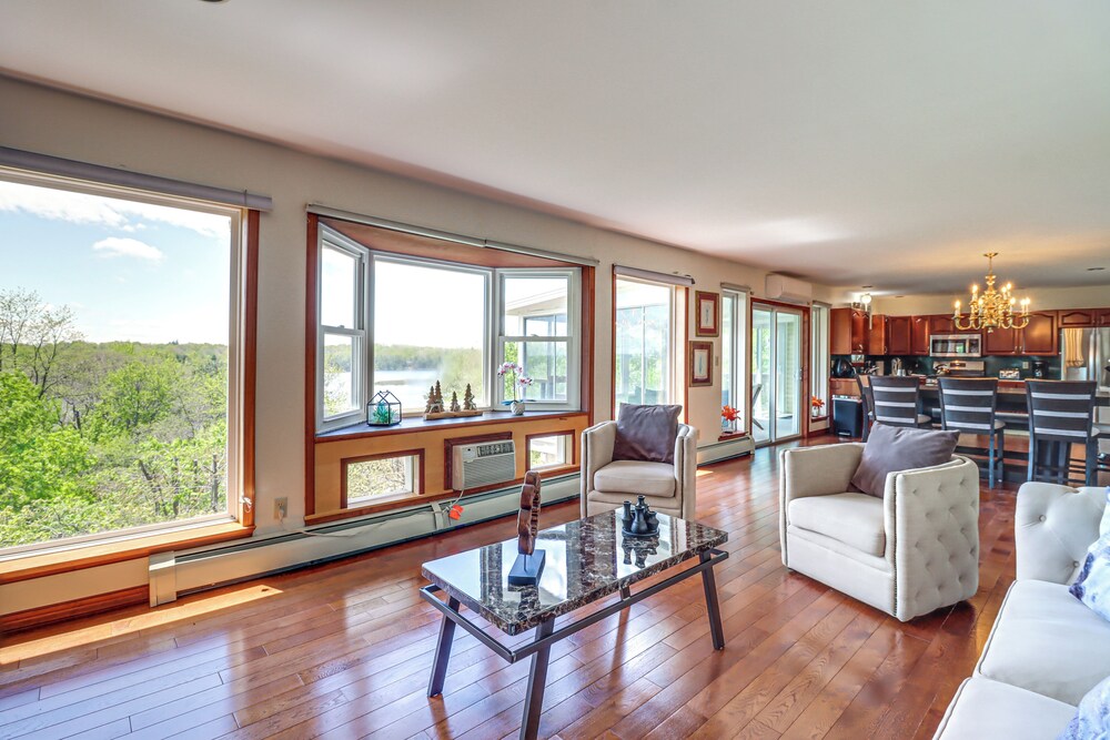 Lake-view Gem w/ Game Room in Long Pond!