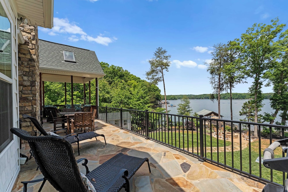 Spacious Waterfront Home on Lake Norman With Firepit, Views, and Dock Access