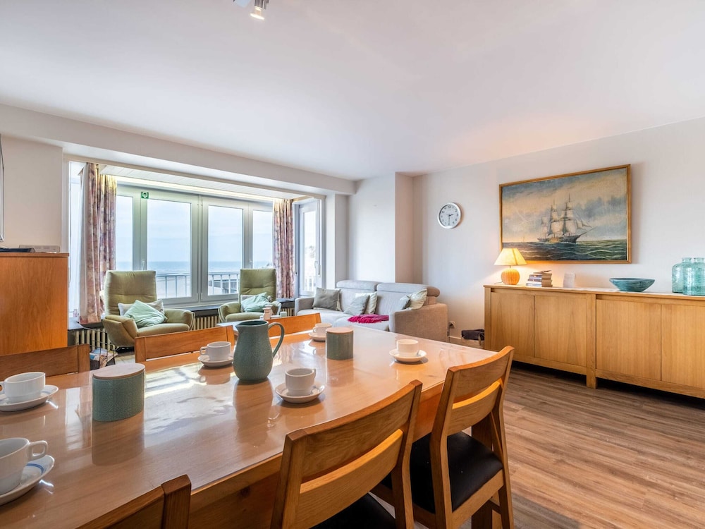 Apartment Near Belgian Coast With Sea View