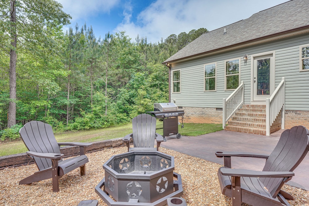 Walk to Lake Gaston: Family Home w/ Yard