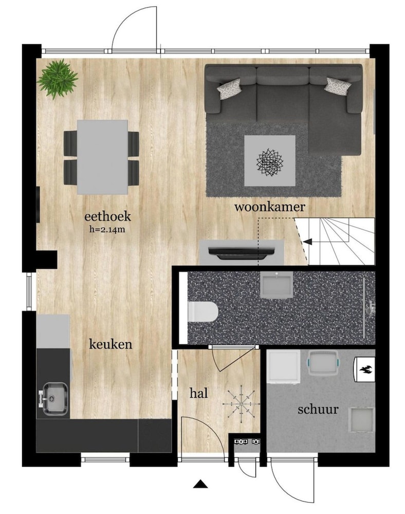 Modern, Cosy Family Bungalow Near Beach