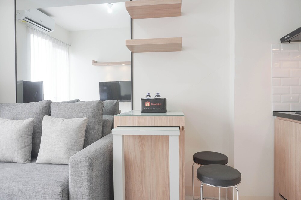 Homey and Minimalist 2BR at Podomoro Golf View Apartment