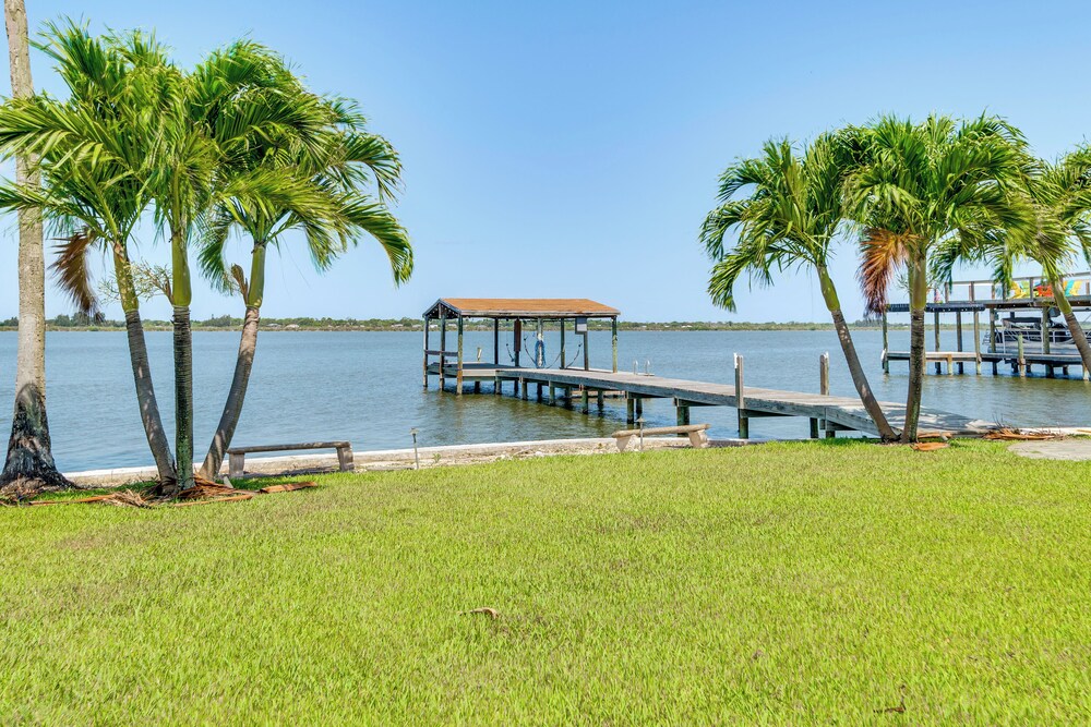 Riverfront Home w/ Private Dock on Merritt Island!