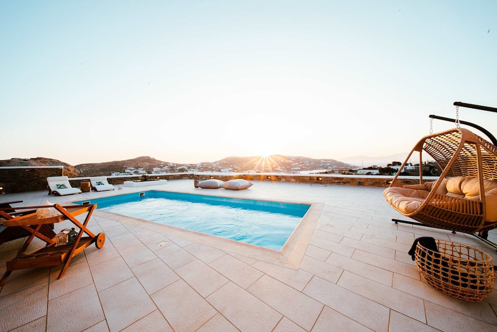 Mykonos Villa Sympatico Private Pool Sea Vistas