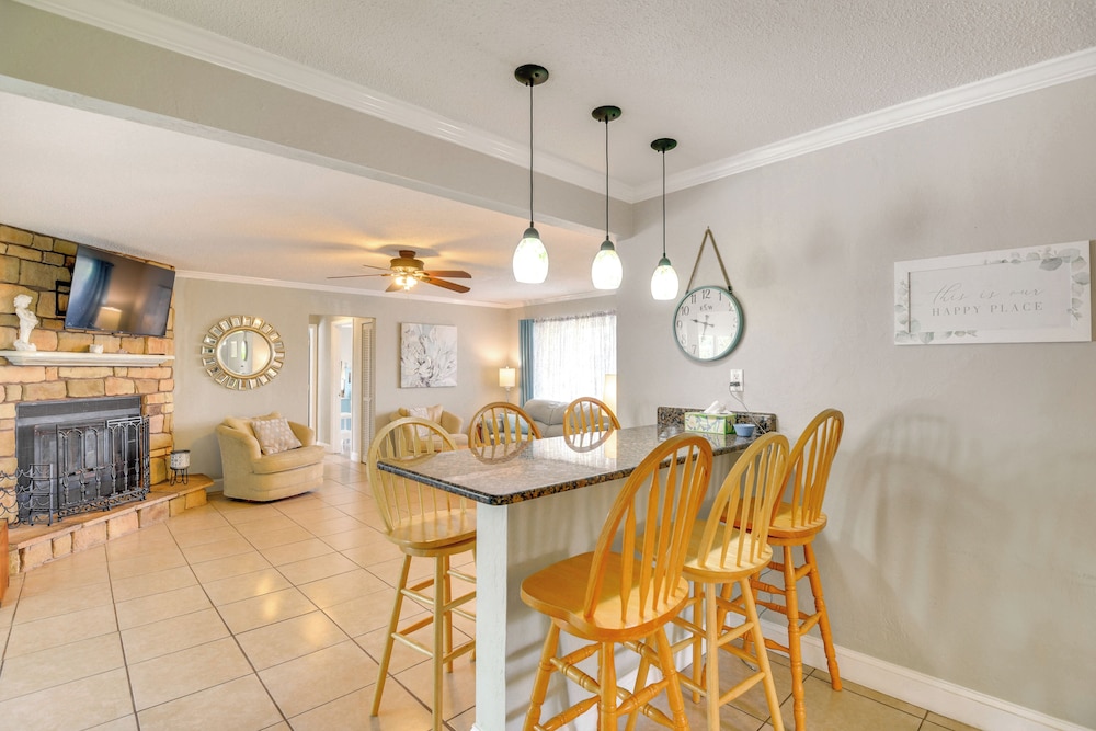 Swim, Fish & Walk to Shore: Ormond Beach Home!