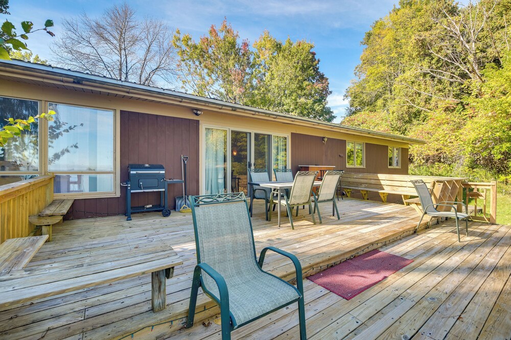 Waterfront Lake Champlain Home w/ Spacious Deck!