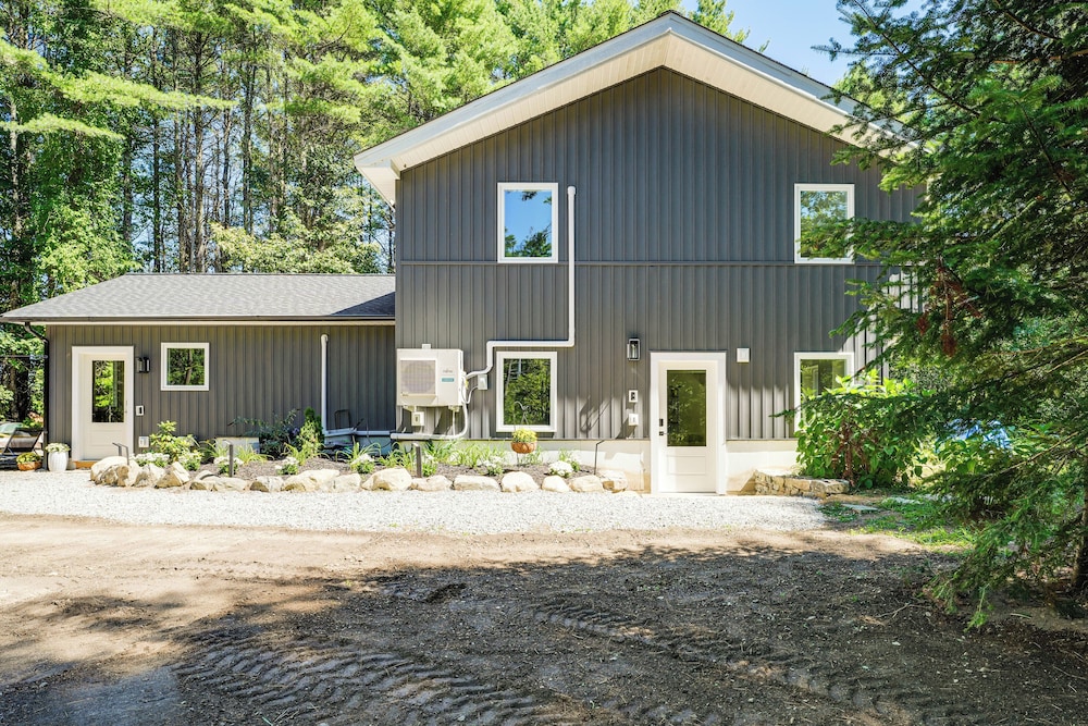 Modern Gem on 15 Acres, 5 Mi to Old Orchard Beach!