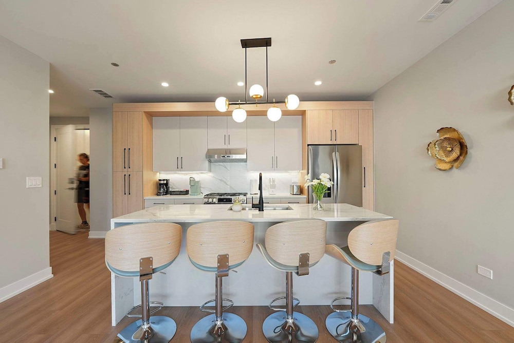Chicago Modern Condo 2br2ba Balcony Free Park