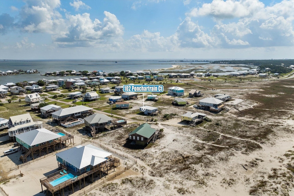 Dauphin Island Escape - 102 Ponchartrain Ct 3 Bedroom Home