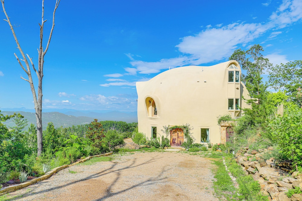Unique Mountain-view Dome Home in Weaverville