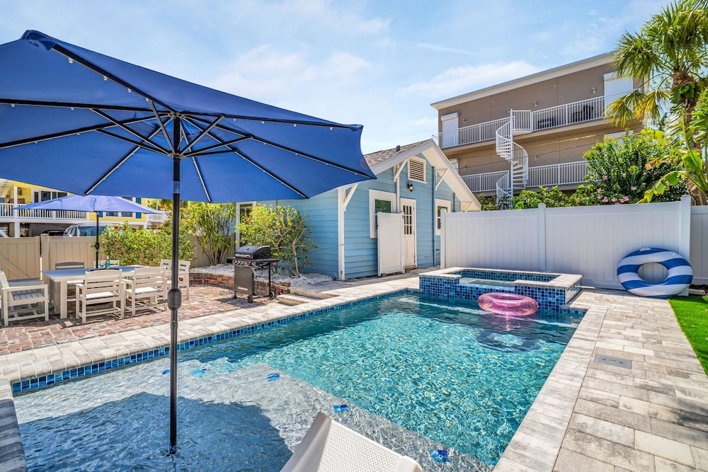NEW Beach Envy 4BR Pool Spa Steps From Sand