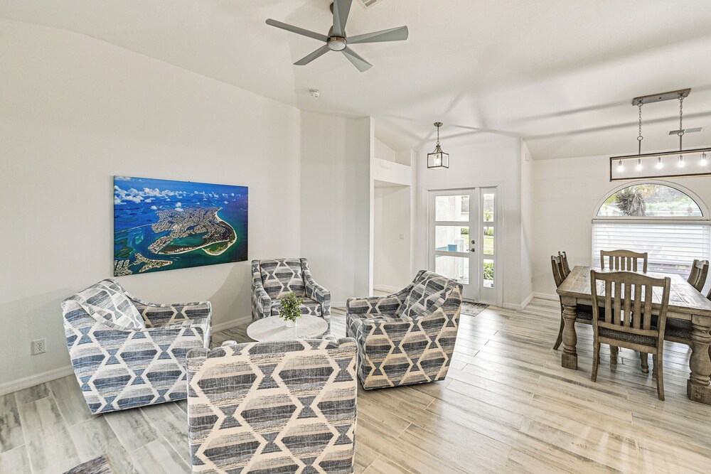 < 1 Mi to Tigertail Beach: Waterfront Gem w/ Dock!