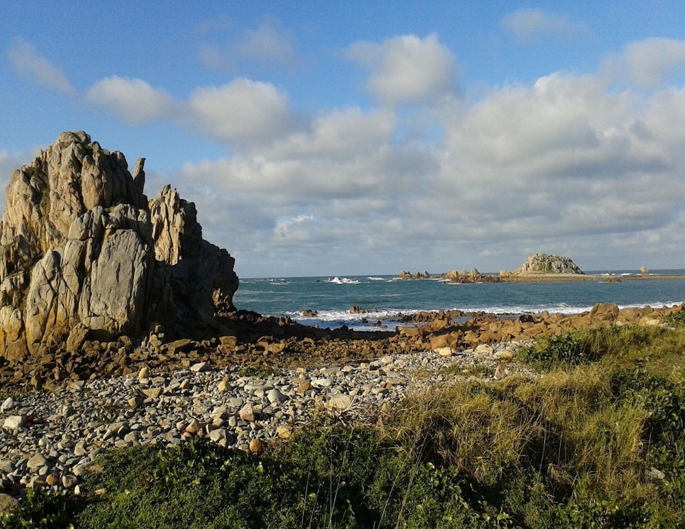 Stone House Near Pink Granite Coast Beaches
