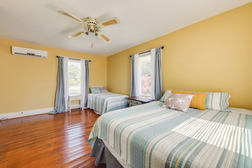 Historic Waterfront Home w/ Dock in Reedville!
