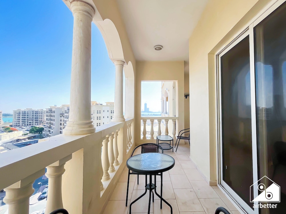 Peaceful Lagoon View l 1BR in RAK With Balcony