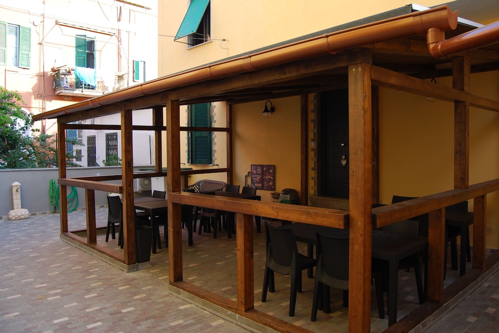 Guesthouse outside the Port view 2
