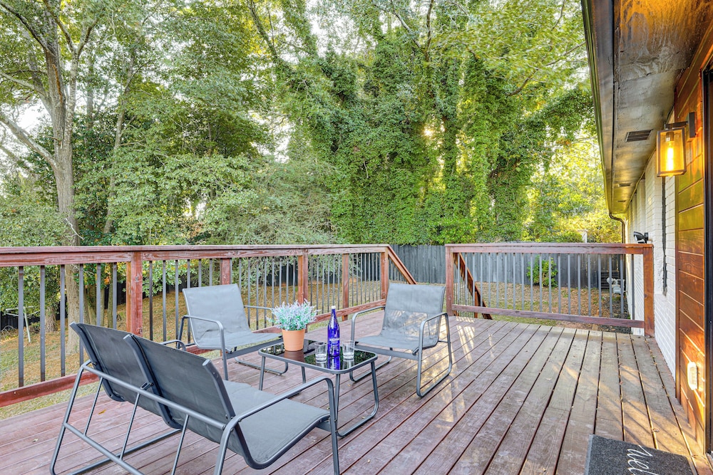 Close to Decatur Square: Family Home w/ Deck!