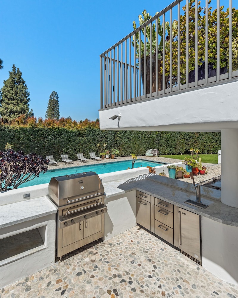 Howard Hughes Estate - Spanish Revival Gem w/ Pool, Wine Cellar & Guest House