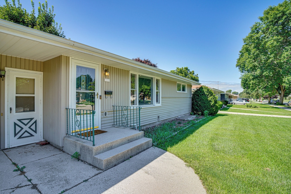 Large Backyard, Walk to Hospital: Sheboygan Abode!