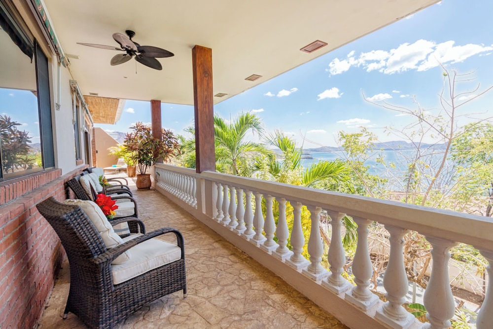 Oceanview Villa with Wrap-Around Terrace, Private Pool, Hot Tub, and Guesthouse