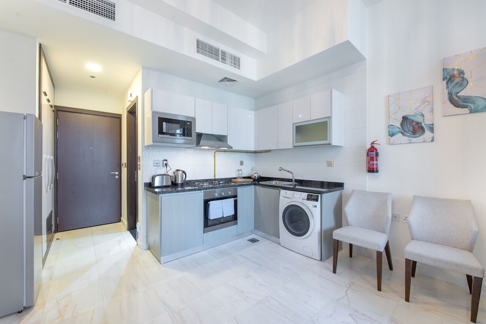 Awesome Studio Apartment With Burj Khalifa View at Business Bay