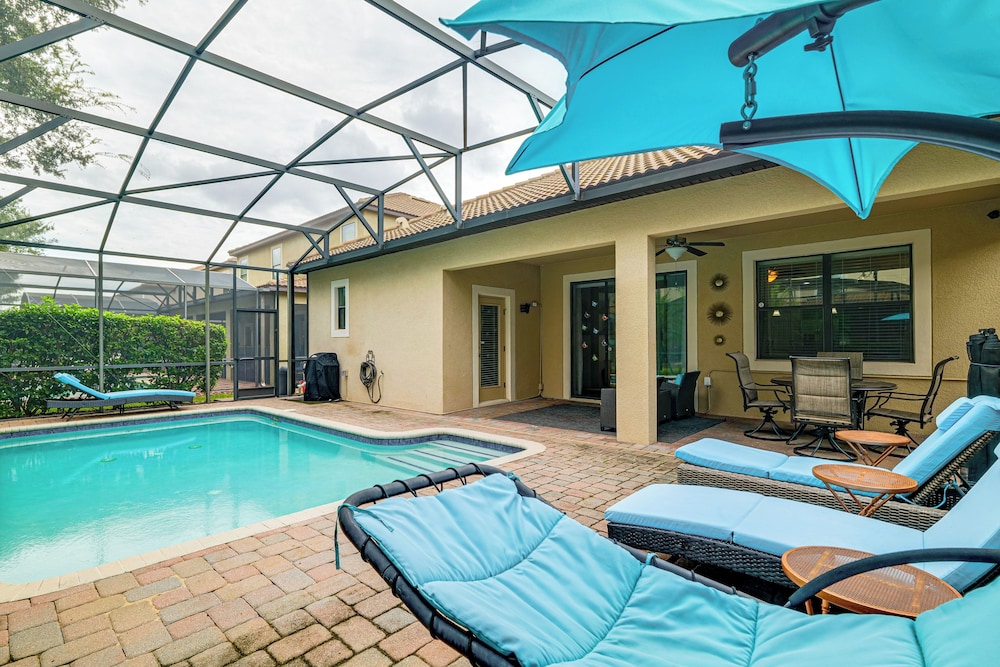 Private Game Room + Pool: Resort Home Near Orlando